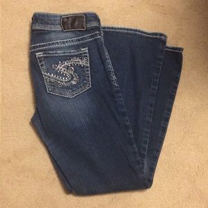 Silver Suki Jeans